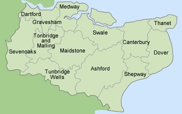 The Kent Resource Partnership comprises of the 12 district and borough councils and Kent county council